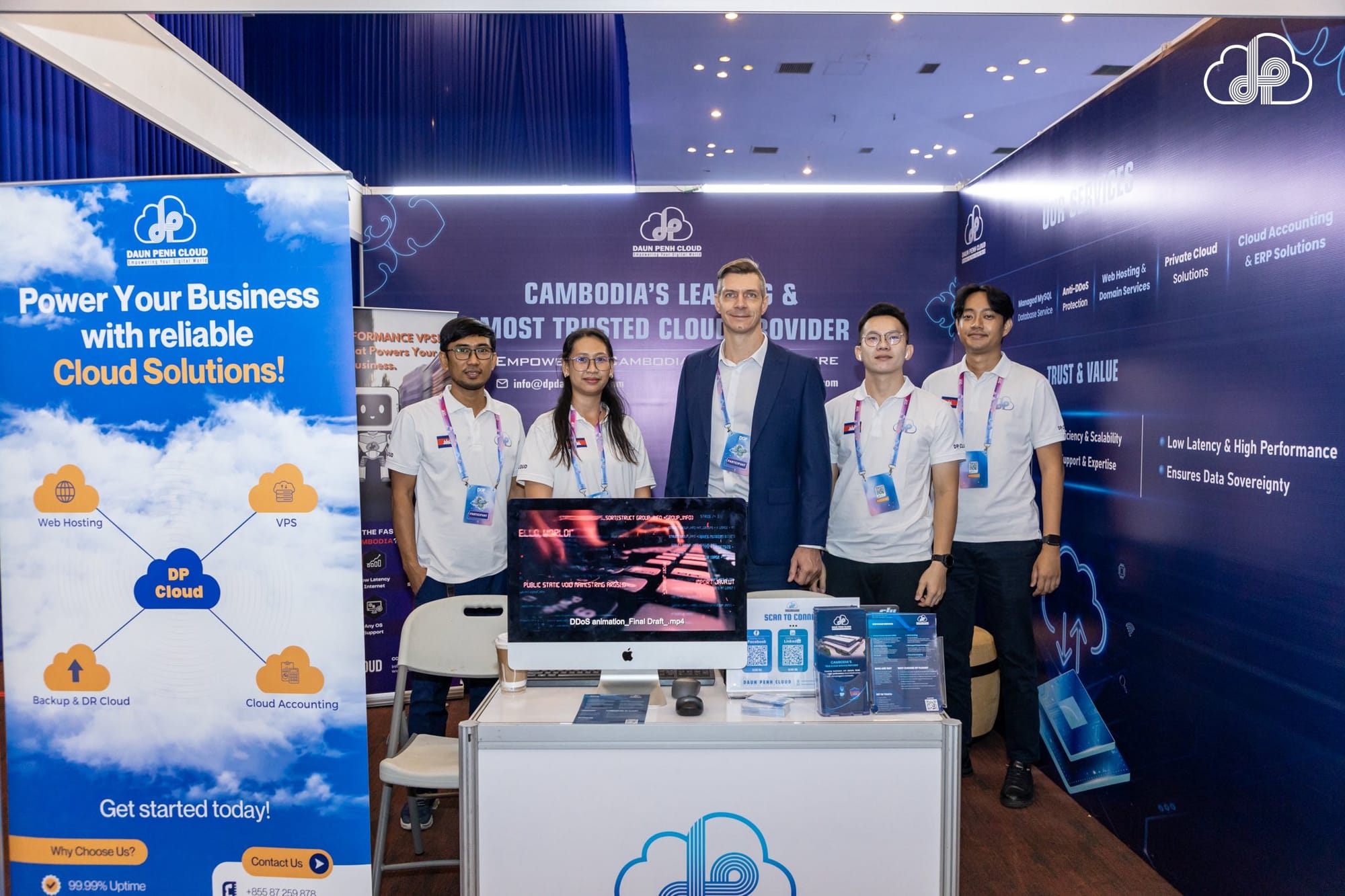 DP CLOUD Showcases Local Cloud Solutions at the 2025 Digital Government Forum & Cambodia–International Digital Technology Expo