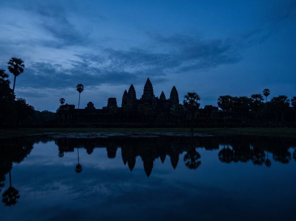 Angkor Wat Blue Sky