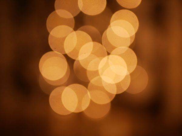Blurred circular lights